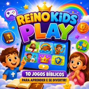 ReinoKids Play – 10 Jogos Bíblicos Educativos 🎮📖